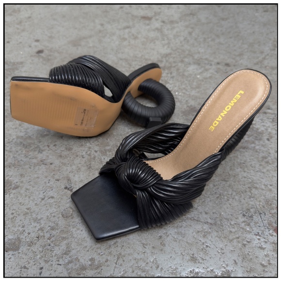 Lemonade Akira The Hamptons Round Heel Sandal W 7.5 - Picture 5 of 6